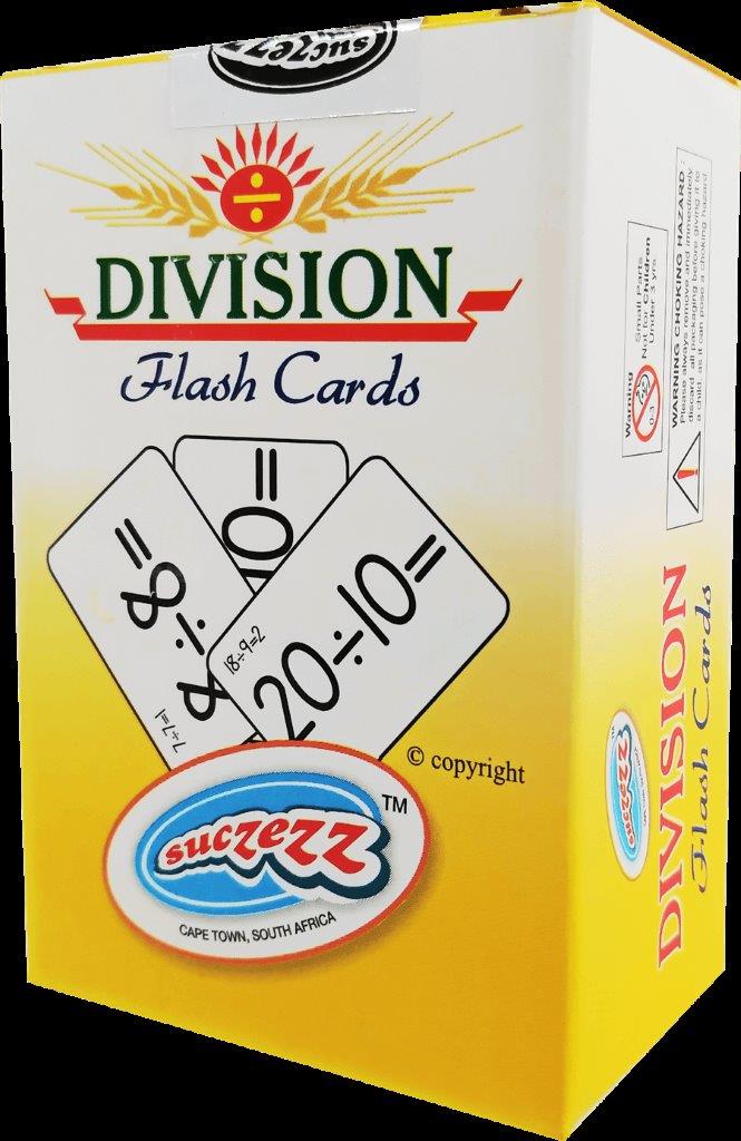 division flash cards