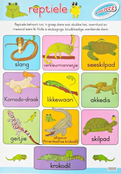 reptiele afrikaans poster